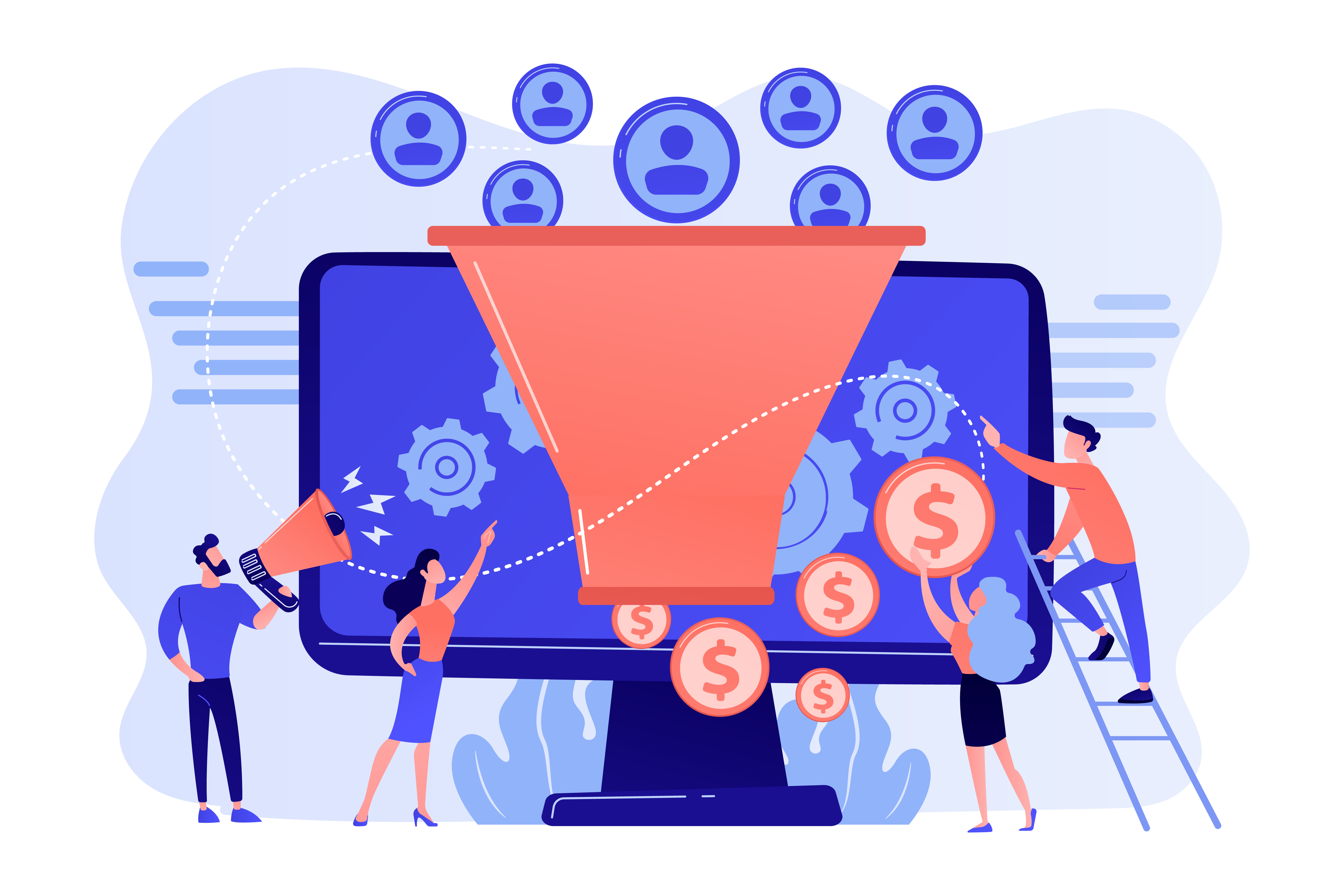 Sales funnel management and optimization strategy for improving conversion rates and customer acquisition efficiency